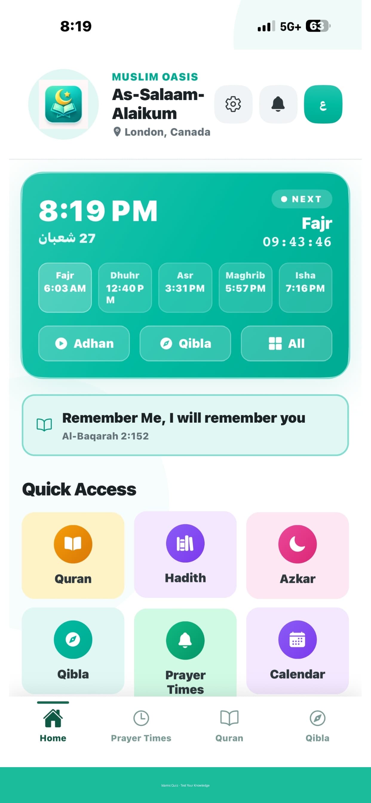 Muslim Oasis screenshot 1